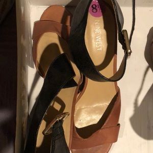 Nine West leather sandals